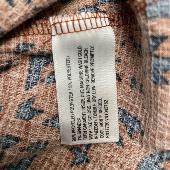 Ava & Viv Women's size XXL Brown Pattern Textured Dress plus,Pockets,V-Neck - Picture 11 of 14